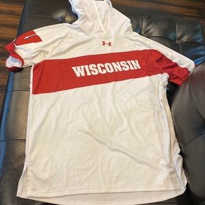 Wisconsin short sleeve hoodie